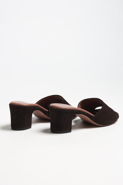 Mules Ava 50 in Ebano