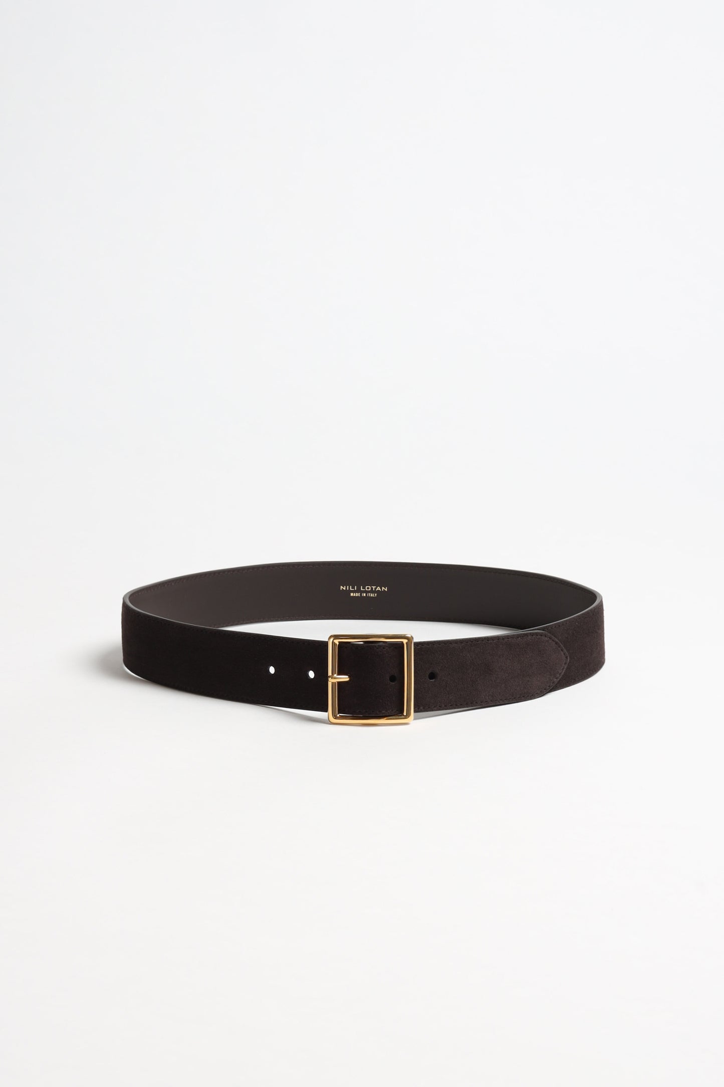 Marcela belt in espresso/gold