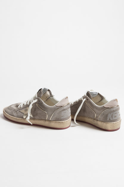 Sneaker Ballstar in Taupe/Platinum/BeigeGolden Goose - Anita Hass