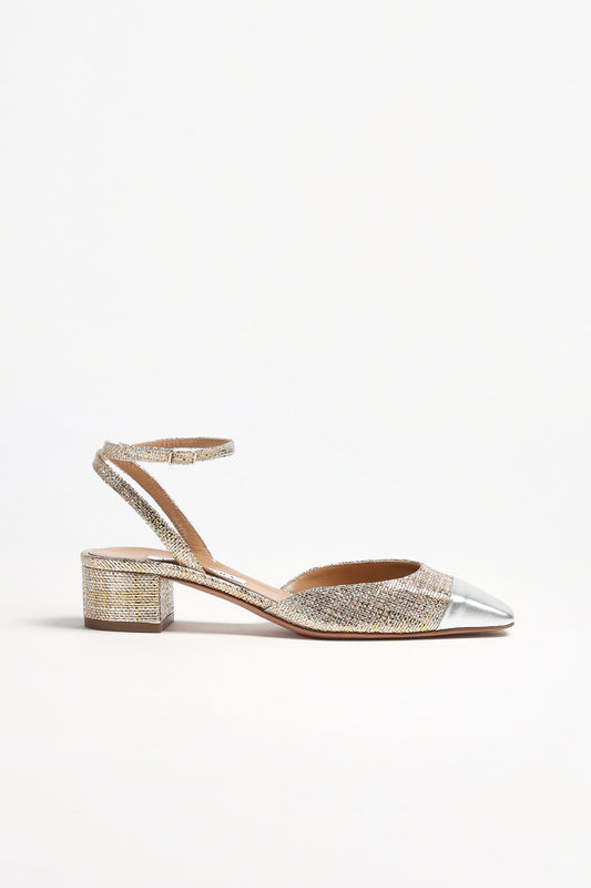 Pumps French Flirt 35 in Gold/Silber