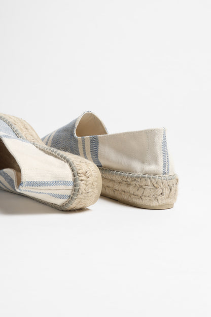 Espadrilles Stripes in Indigo/Natural