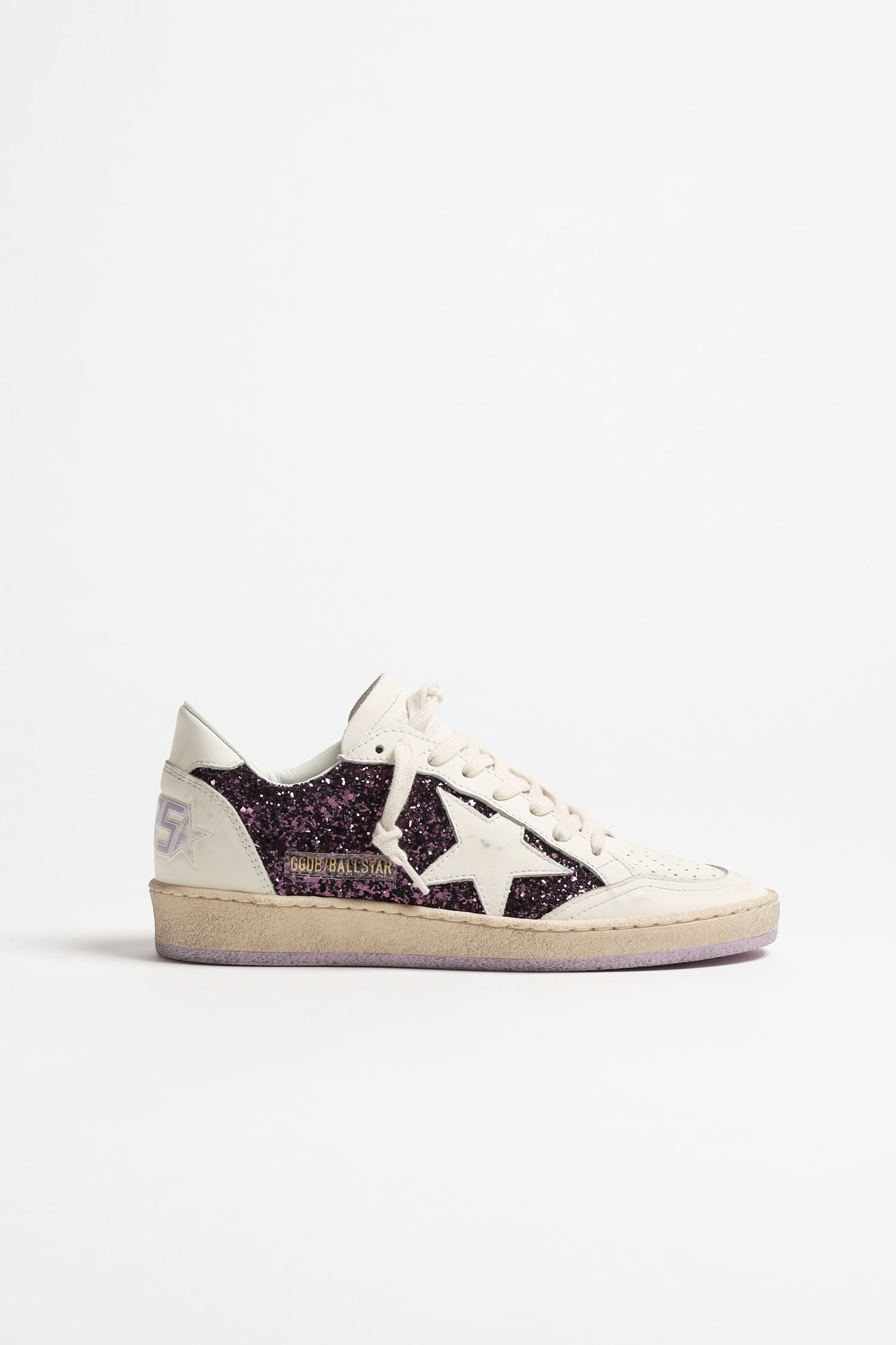 Sneaker Ball Star in Purple/WhiteGolden Goose - Anita Hass