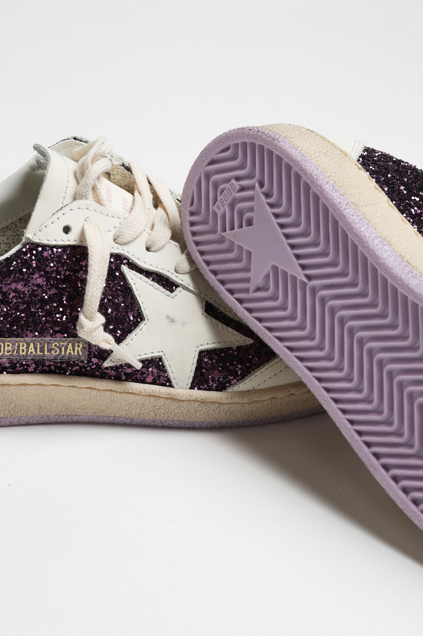 Sneaker Ball Star in Purple/WhiteGolden Goose - Anita Hass