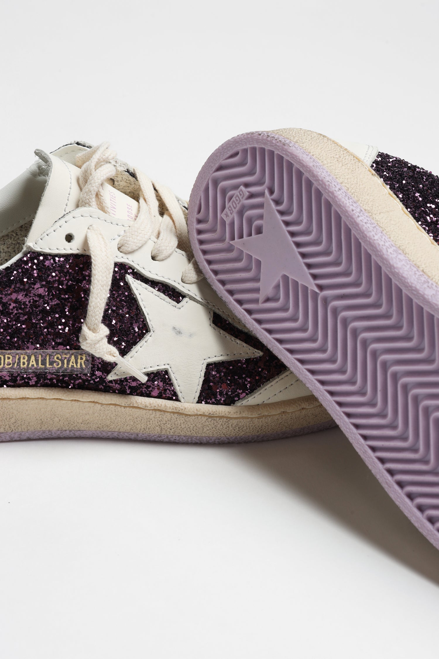 Sneaker Ball Star in Purple/WhiteGolden Goose - Anita Hass