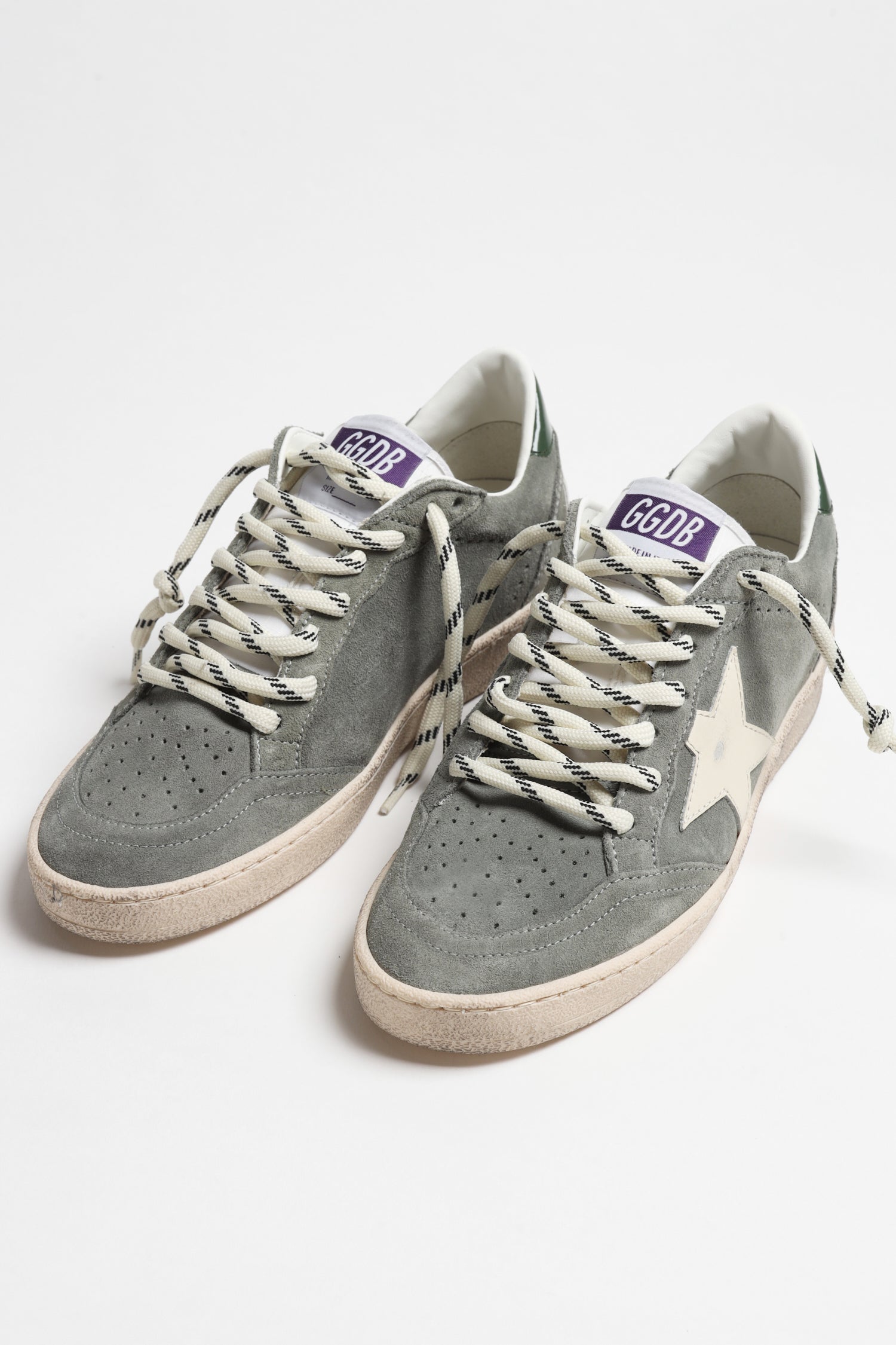 Sneaker Ball Star in Green/Cream/BlackGolden Goose - Anita Hass