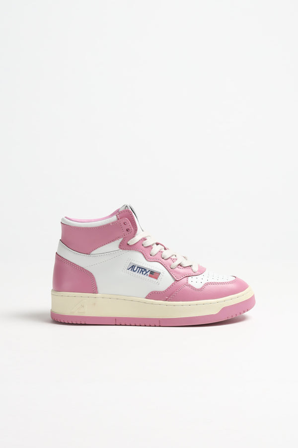 Sneaker Bicolor Up Mid in Weiß/MauveAutry - Anita Hass
