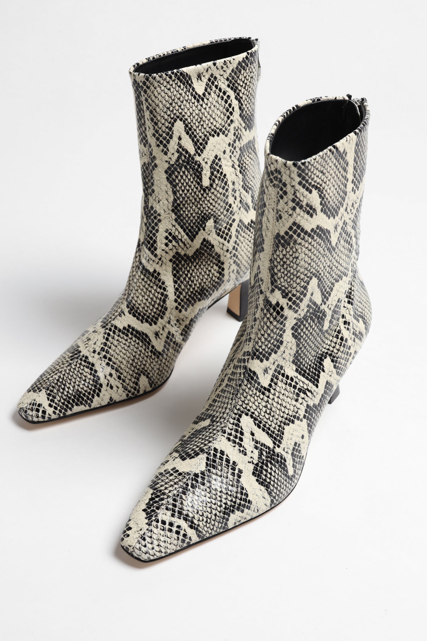 Stiefelette Elina Snake in Creamaeyde - Anita Hass