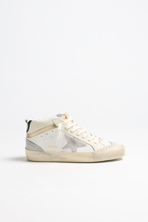 Sneaker Mid Star in Ivory/Lilac/GoldGolden Goose - Anita Hass