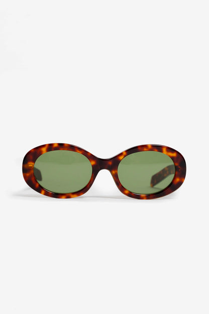Sonnenbrille 141 Waverly Pl in Havana/Grün - Anita Hass