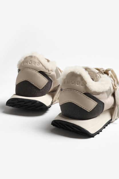 Sneaker Rush Starlight in Glitter Grey/Velvet BeigeGhoud - Anita Hass