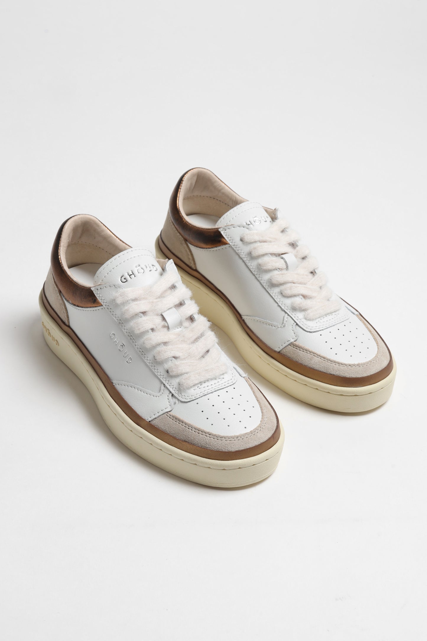 Sneaker Pads in Bronze/Beige SuedeGhoud - Anita Hass