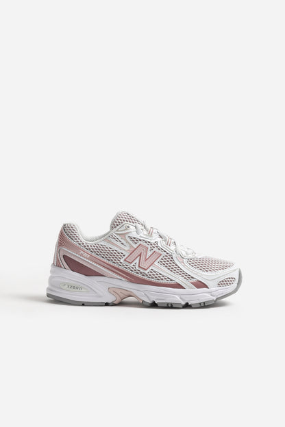 Sneaker 740 in palissandro/bianco