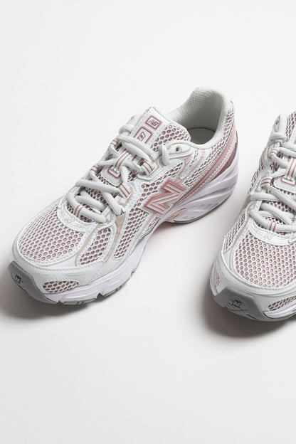 Sneaker 740 in palissandro/bianco