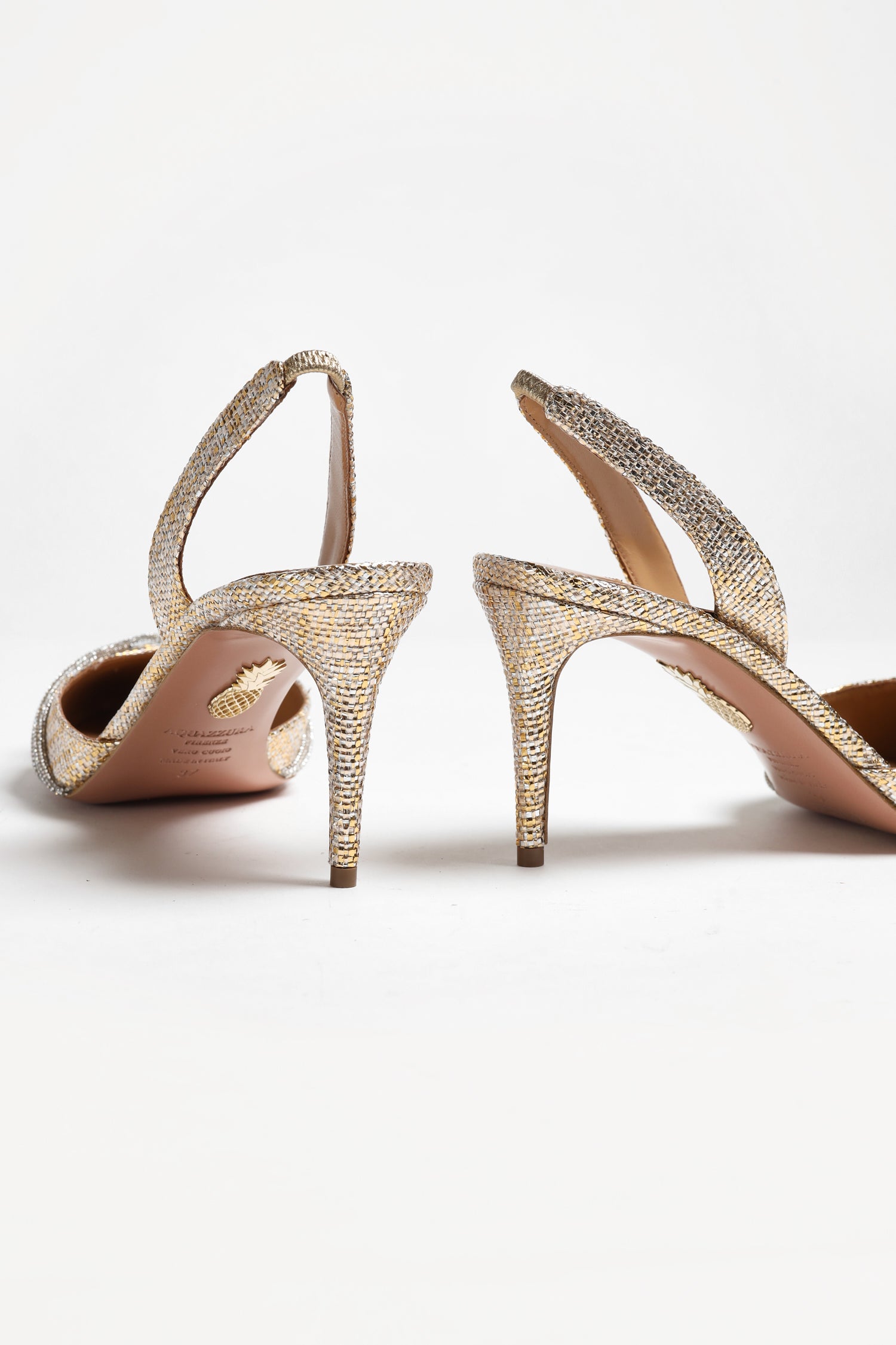 Pumps Gatsby in GoldAquazzura - Anita Hass