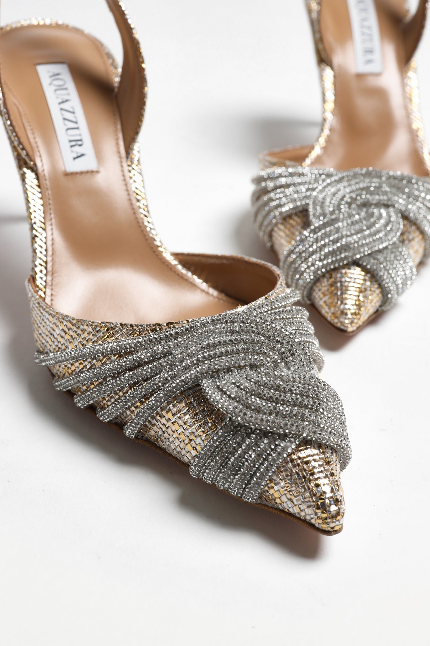 Pumps Gatsby in GoldAquazzura - Anita Hass