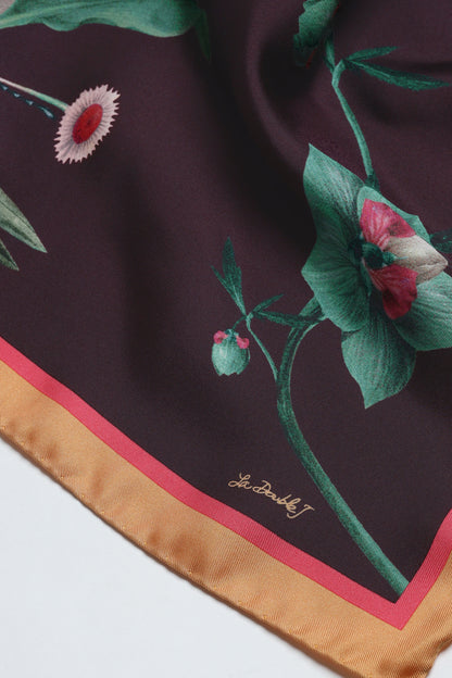 Tuch Foulard Zooflora in BordeauxLa Double J - Anita Hass