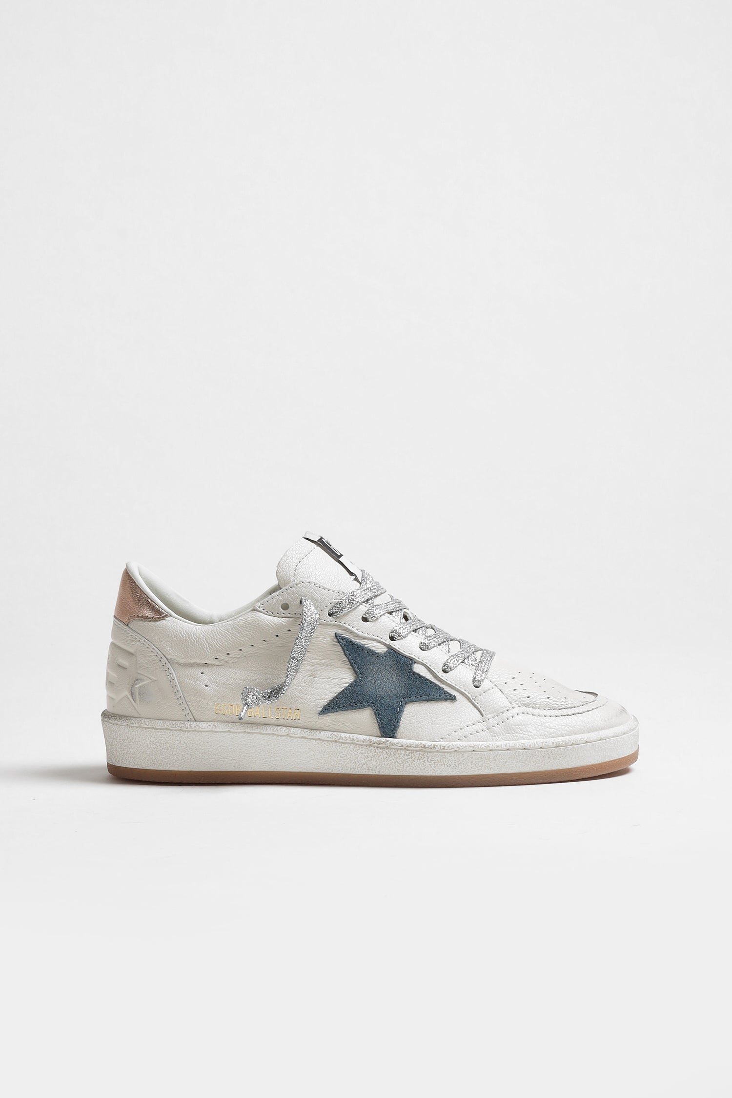 Sneaker Ball Star in Weiß/Smoke Blue/PeachGolden Goose - Anita Hass