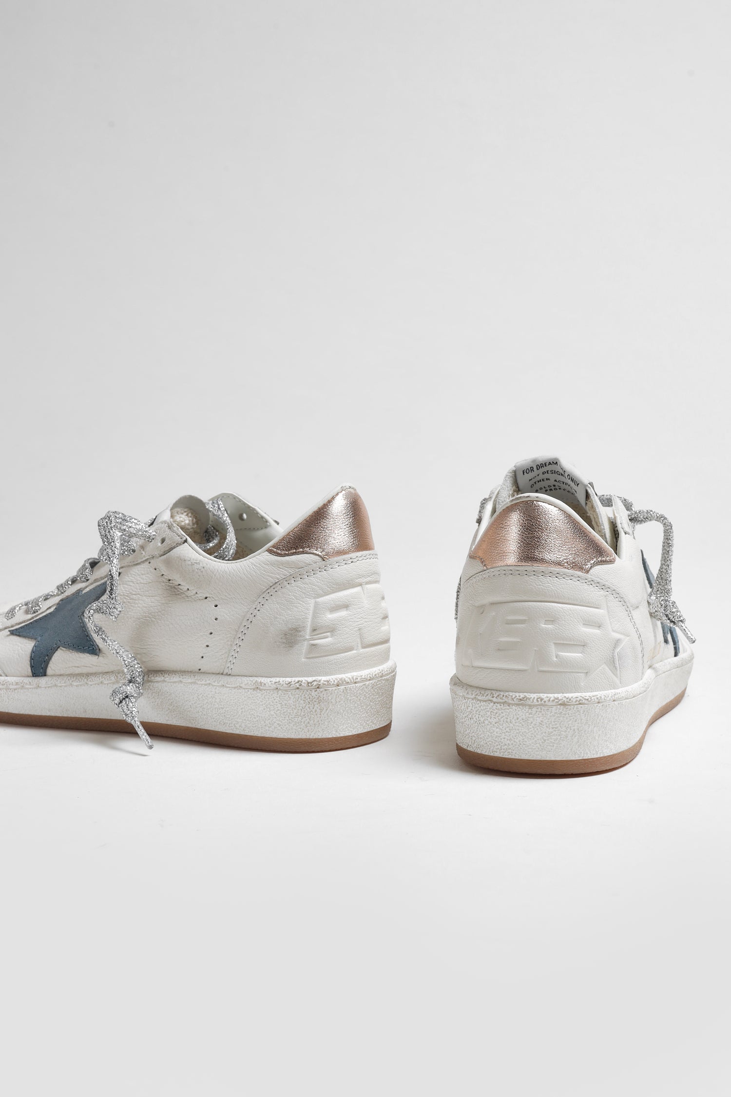 Sneaker Ball Star in Weiß/Smoke Blue/PeachGolden Goose - Anita Hass