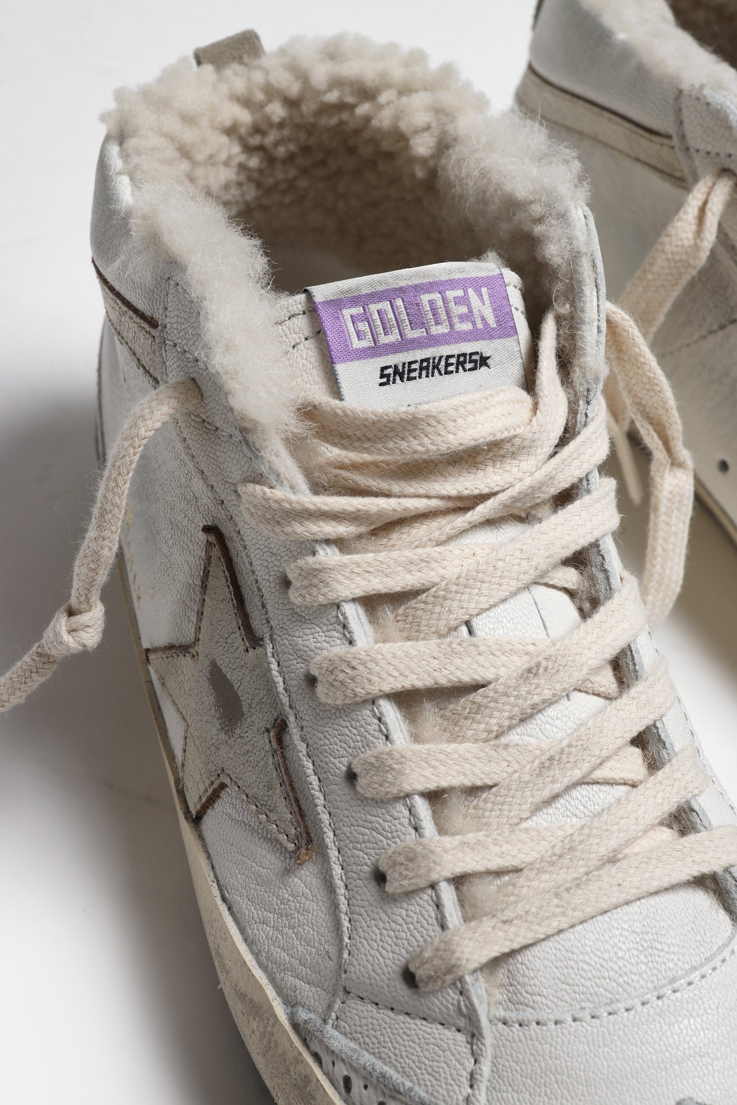 Sneaker Mid Star in Weiß/BeigeGolden Goose - Anita Hass