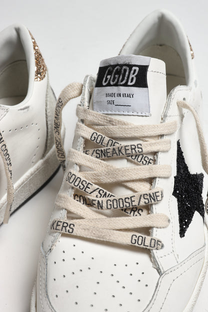 Sneaker Ball Star in Weiß/Gold/Schwarz/IceGolden Goose - Anita Hass