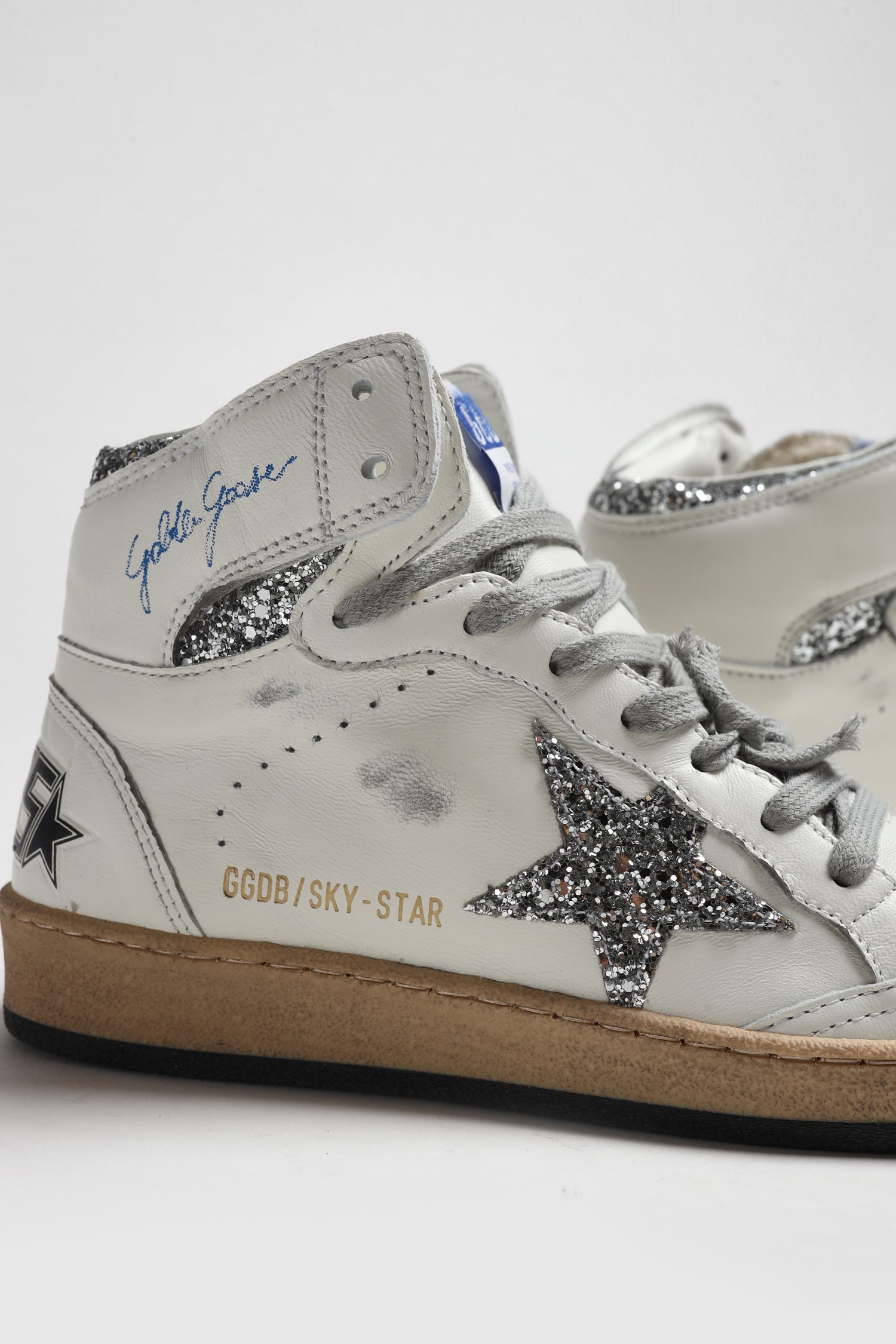 Sneaker Sky Star in Weiß/SilberGolden Goose - Anita Hass