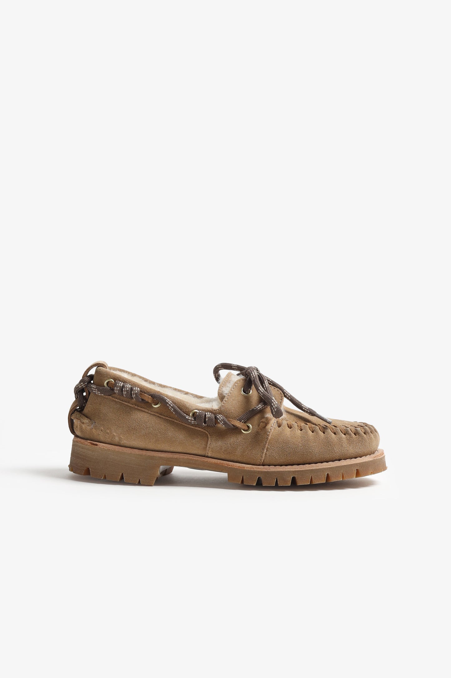 Cruise Shearling Loafers in Tobacco