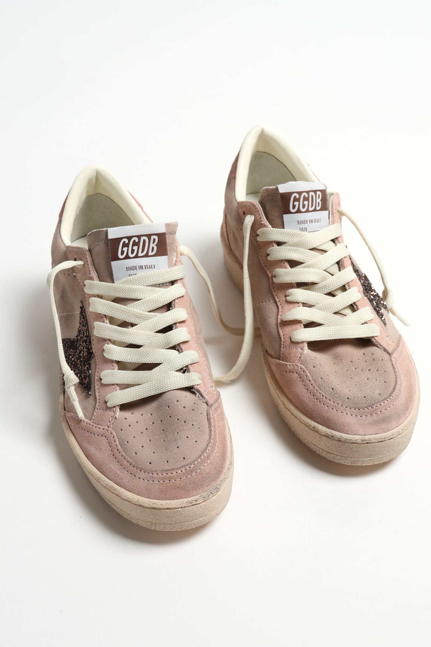 Sneaker Ball Star in Light Pink/Leo Brown