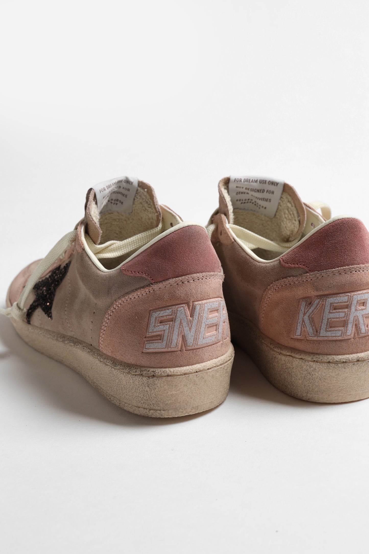 Sneaker Ball Star in Light Pink/Leo Brown