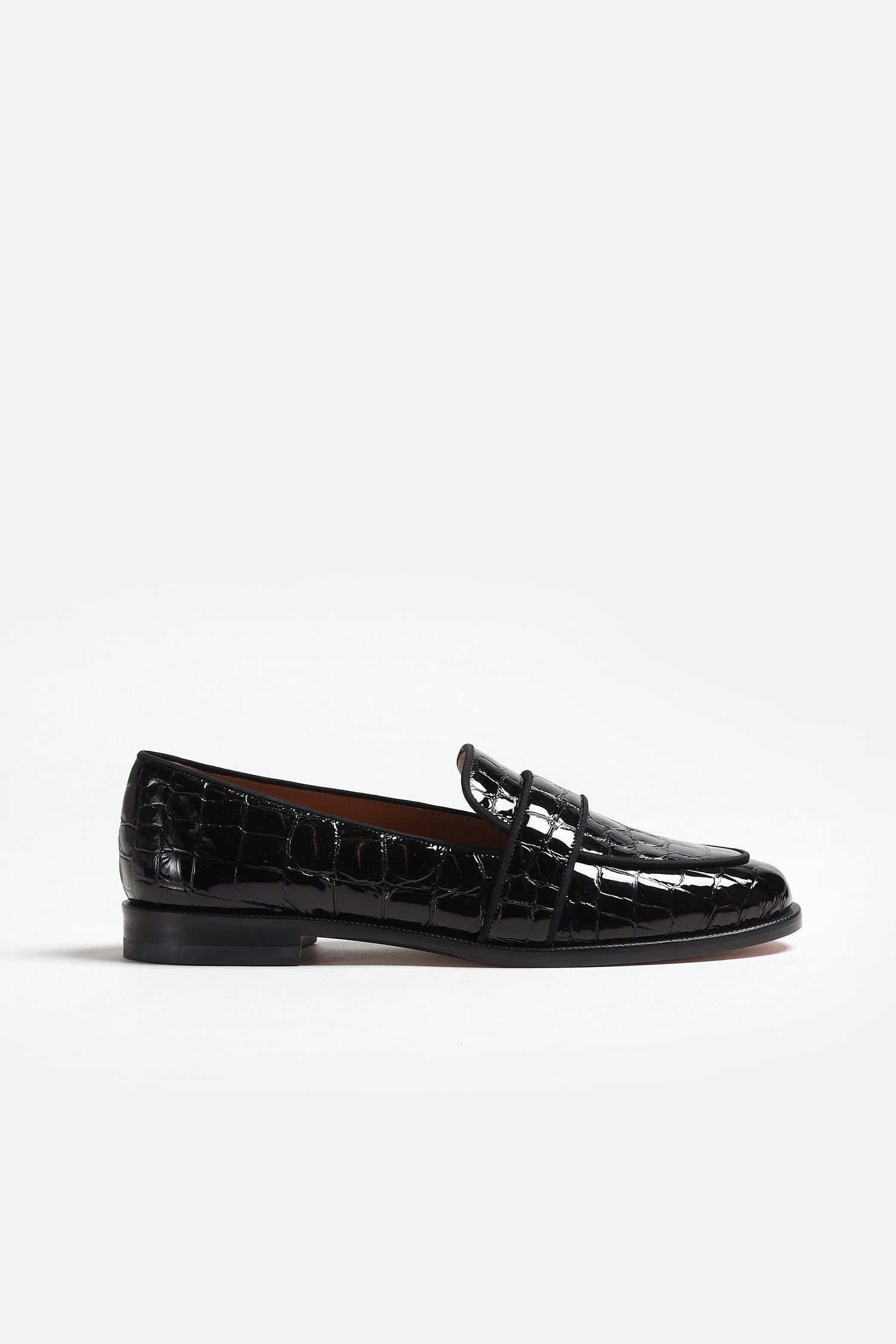 Loafer Martin Croco in SchwarzAquazzura - Anita Hass