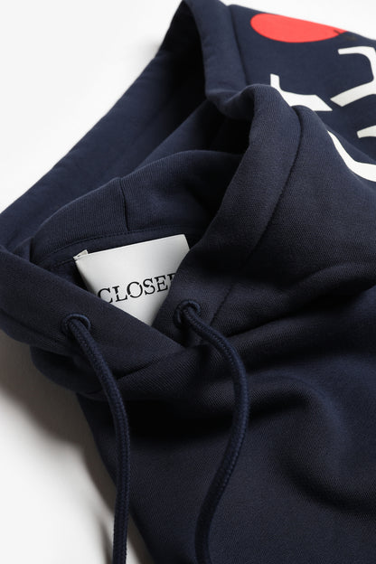 Hoodie 'Heart' in NavyClosed x Anita Hass - Anita Hass