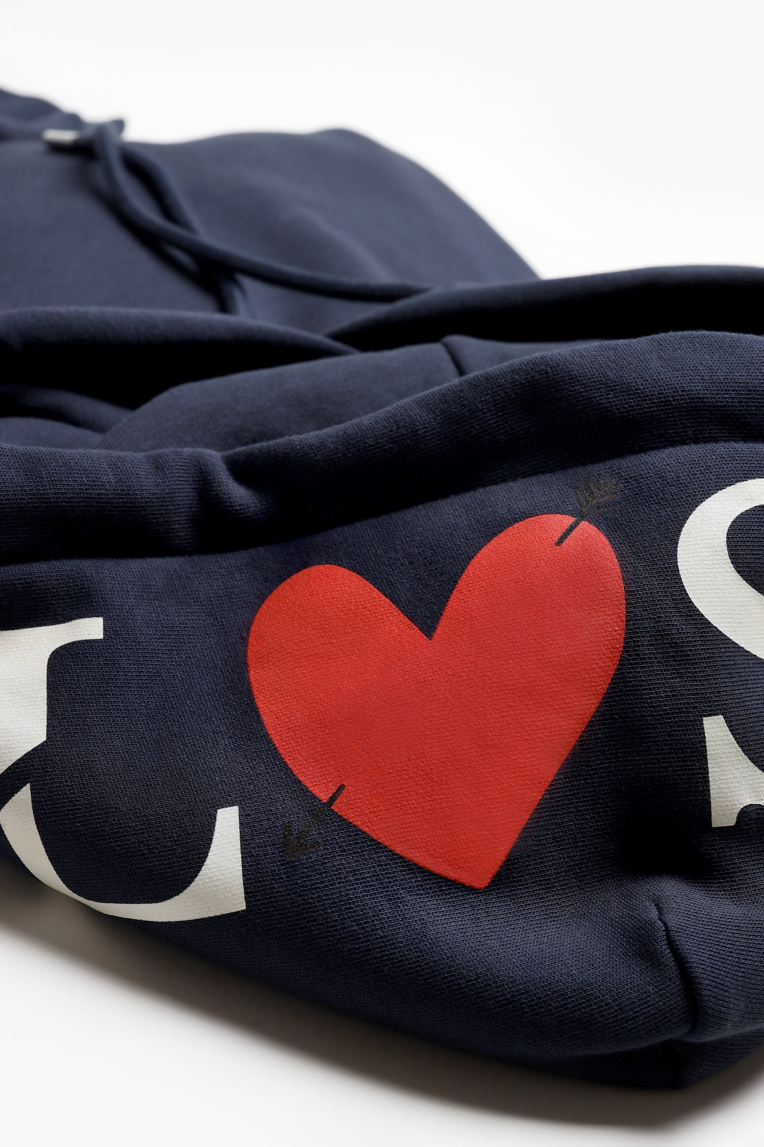 Hoodie 'Heart' in NavyClosed x Anita Hass - Anita Hass