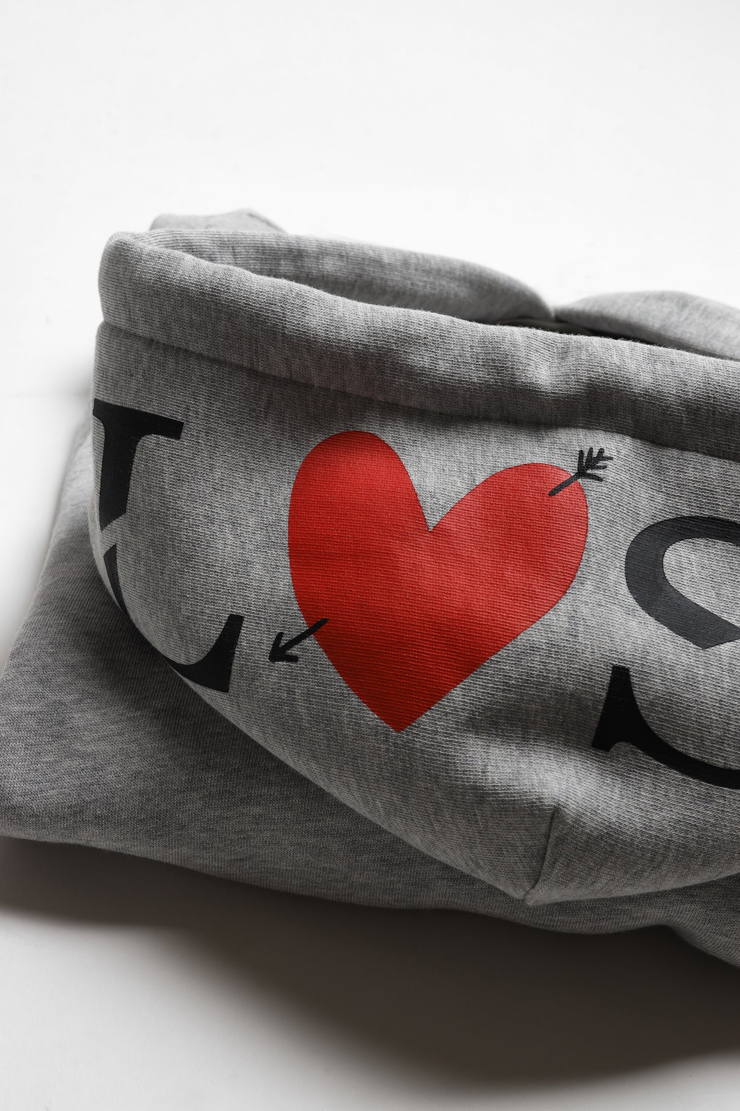 Hoodie 'Heart' in Heather GreyClosed x Anita Hass - Anita Hass