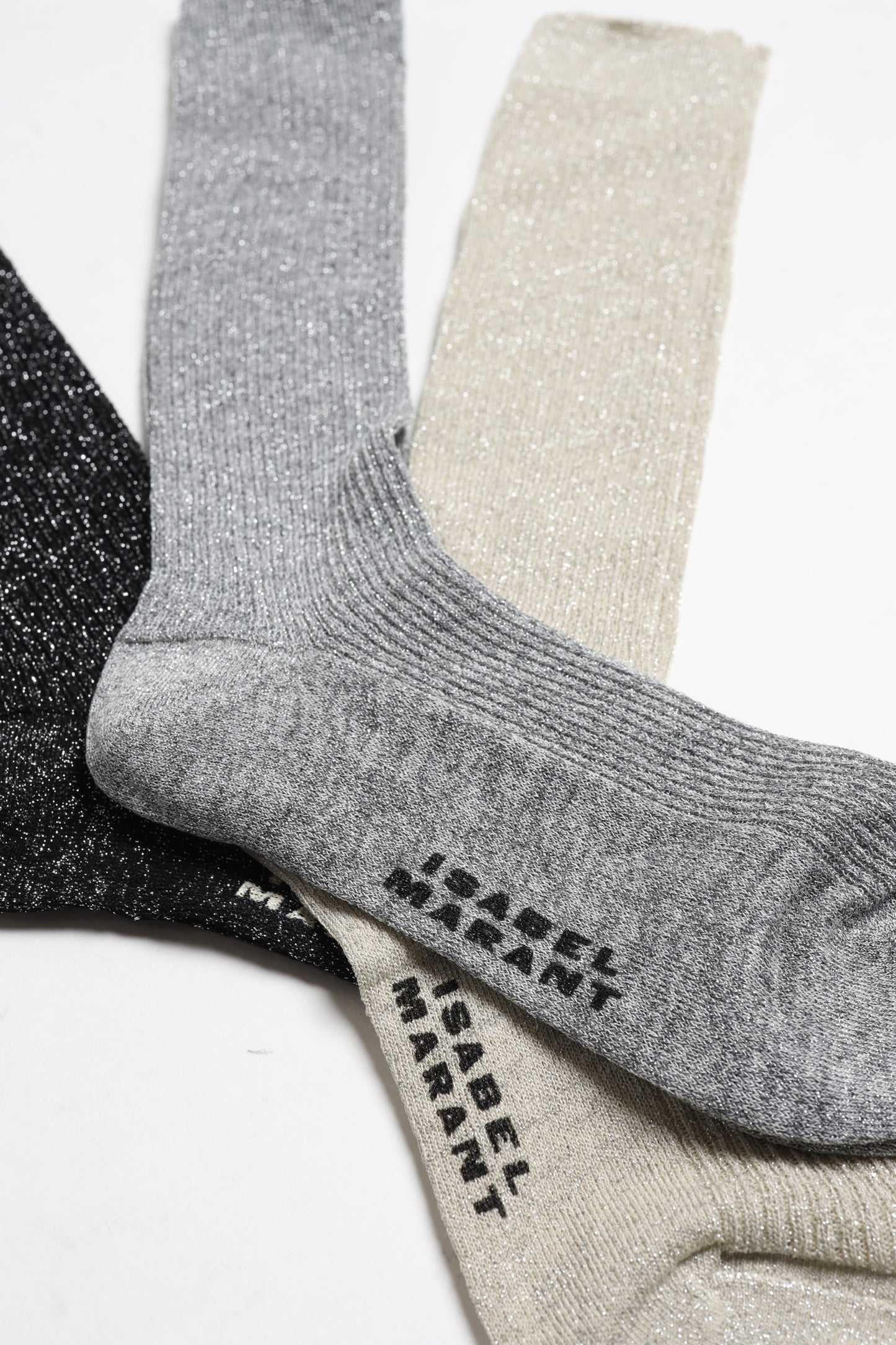 Women's Loula Logo Socks In Gunmetal