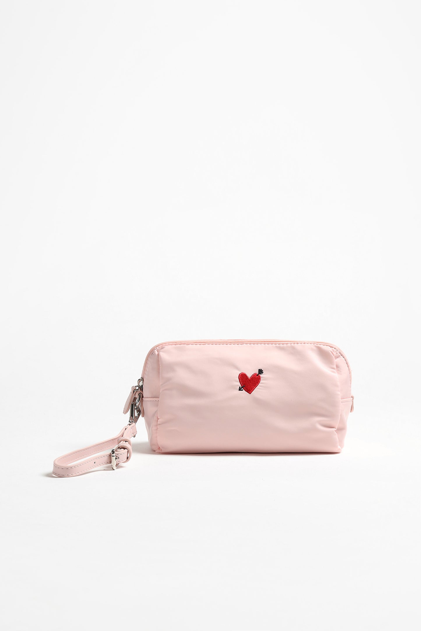 Pouch 'Heart' in Rose NylonAnita Hass - Anita Hass