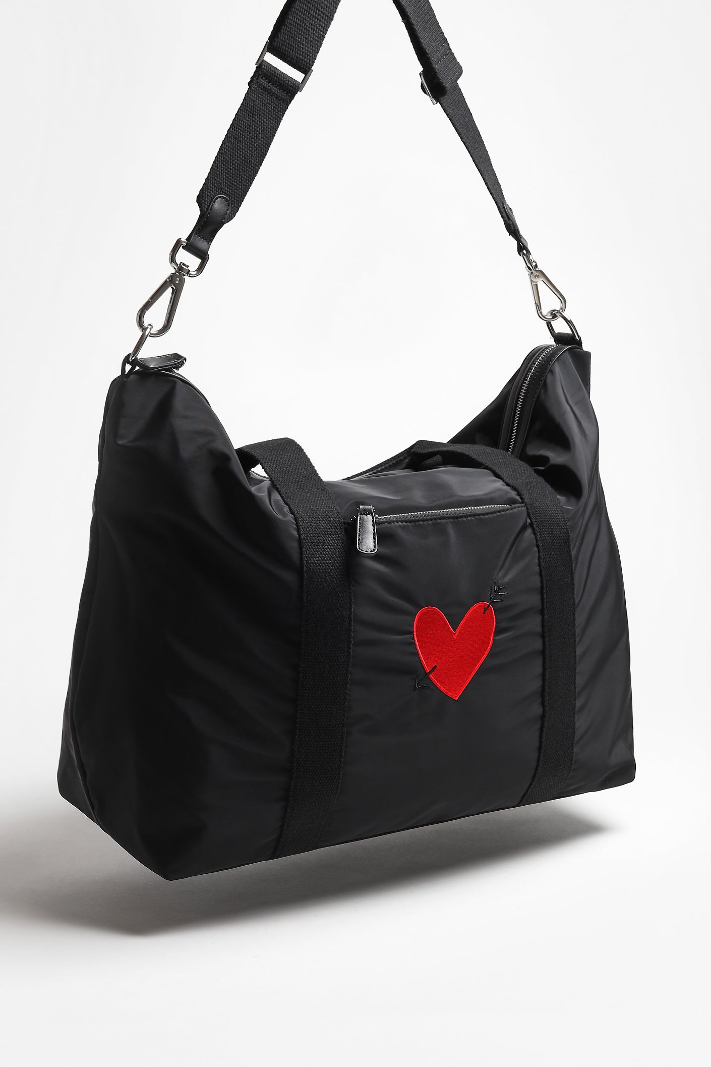 Tasche 'Heart' in Black NylonAnita Hass - Anita Hass