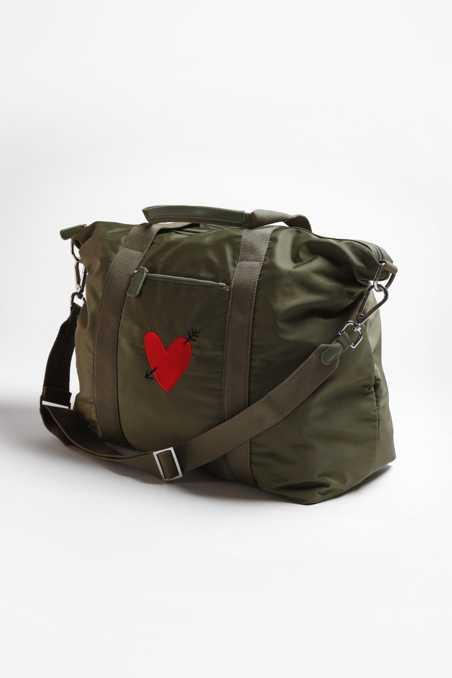 Tasche 'Heart' in Oliv NylonAnita Hass - Anita Hass