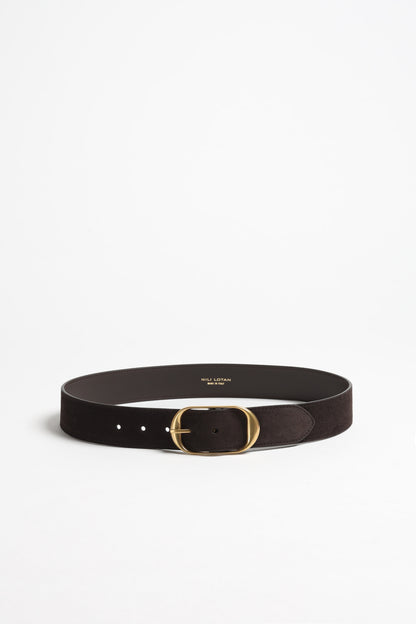 Belt Nili Suede in Espresso