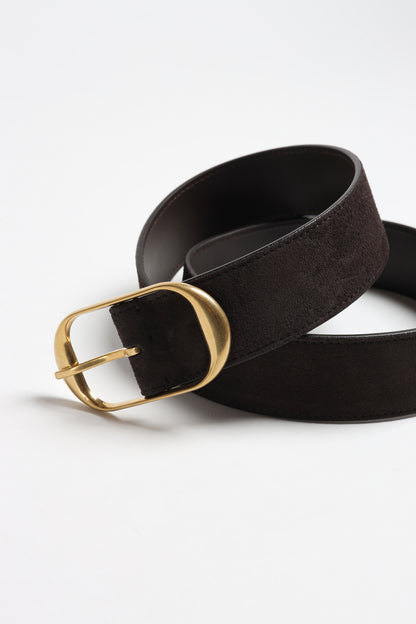 Belt Nili Suede in Espresso