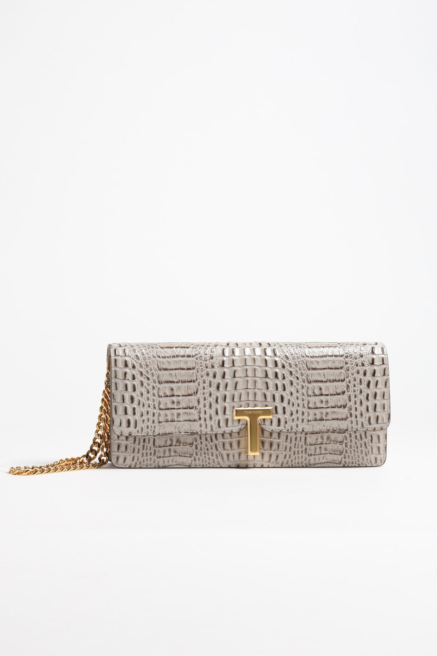 Clutch Wallis in Pearl GreyTom Ford - Anita Hass