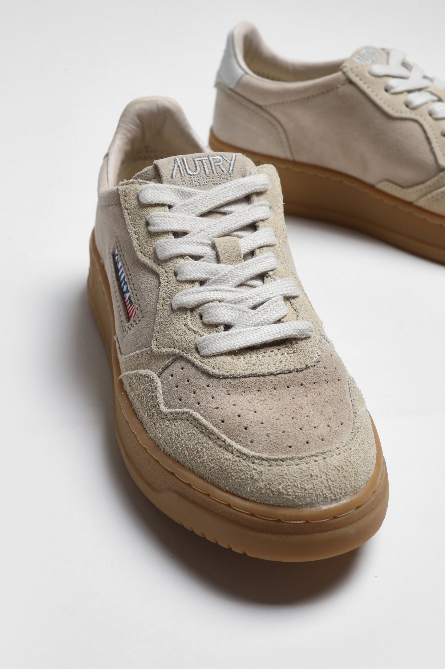 Sneaker Medalist Low Mix in Sand/EcruAutry - Anita Hass