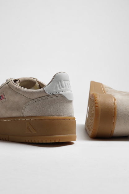 Sneaker Medalist Low Mix in Sand/EcruAutry - Anita Hass