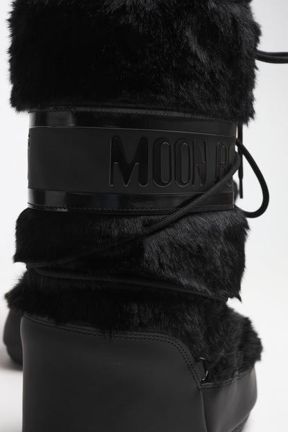 Moon Boot Icon Faux Fur in SchwarzMoon Boot - Anita Hass