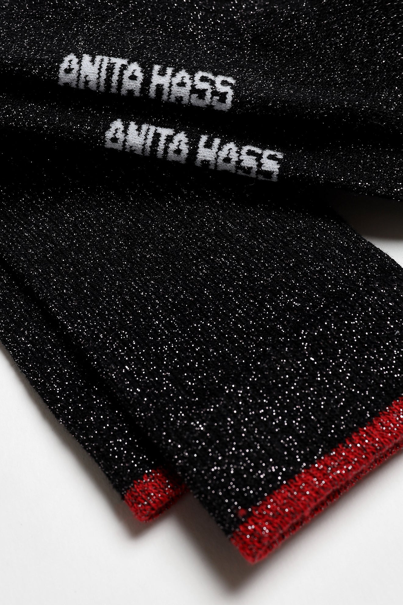 Lurexsocken in Schwarz/RotAnita Hass - Anita Hass