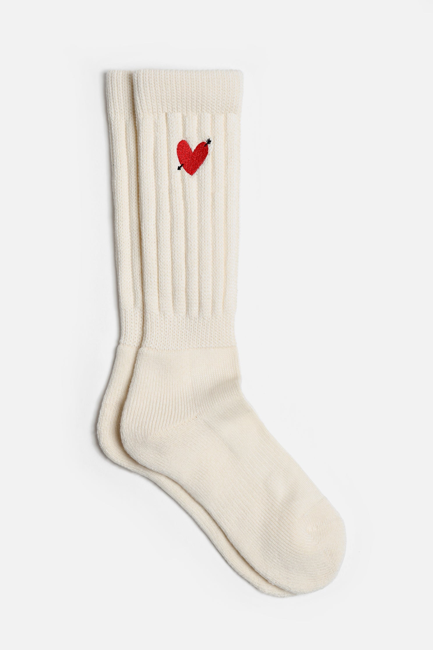 Socken 'Heart' in IvoryAnita Hass - Anita Hass