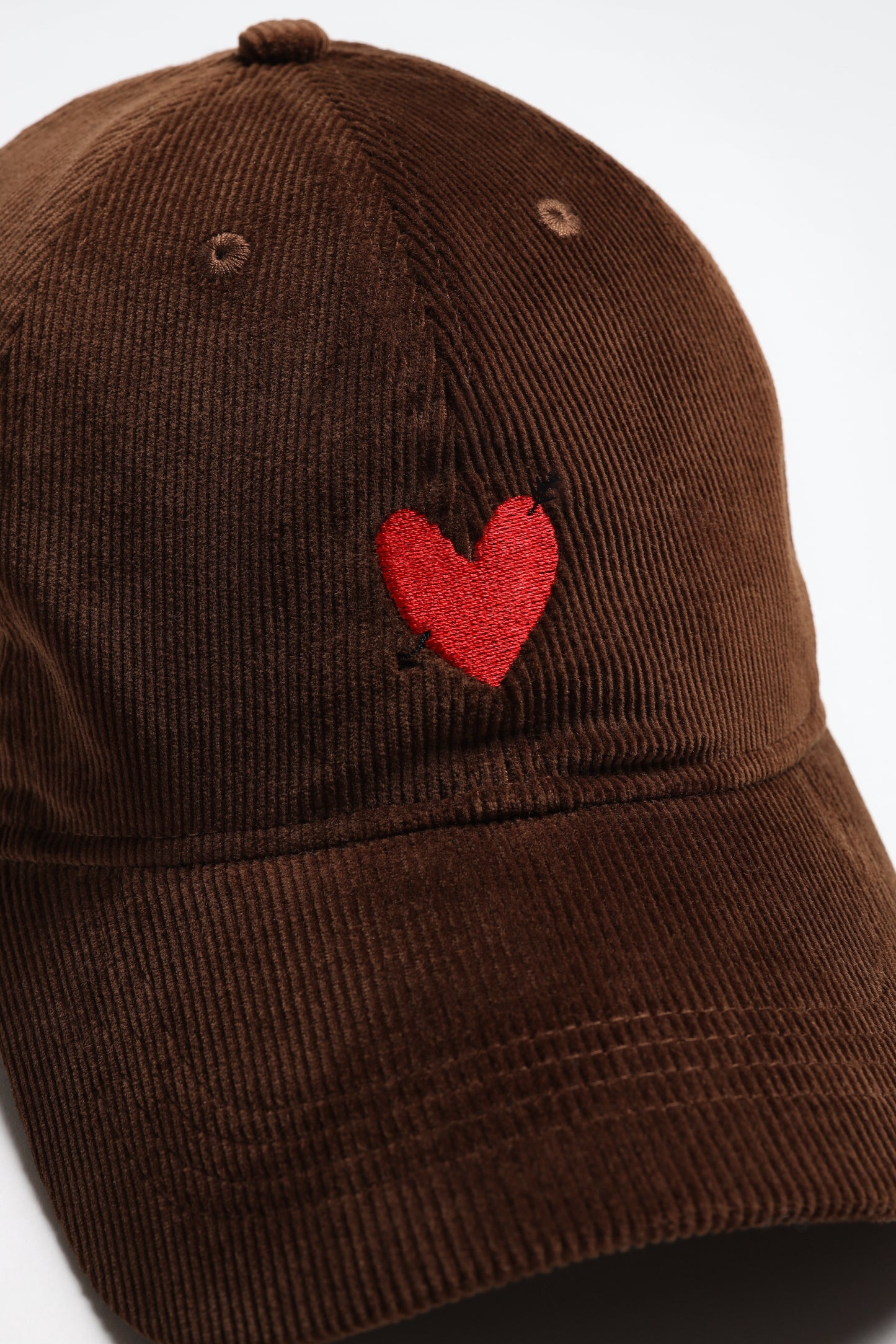 Cord-Cap 'Heart' in ChocolateAnita Hass - Anita Hass