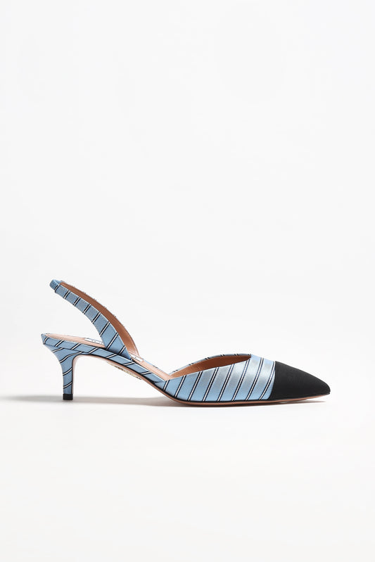 Pumps Milanese Swing in Light Blue/Black