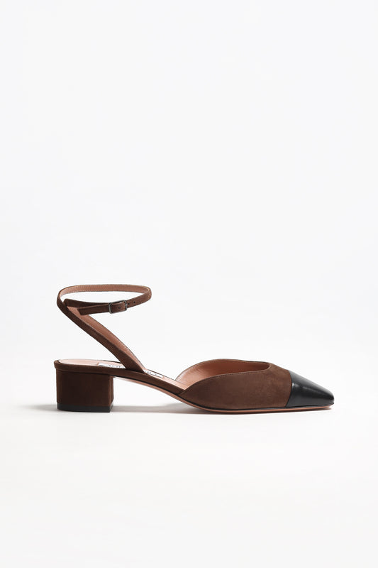 Pumps French Flirt in Espresso/BlueAquazzura - Anita Hass