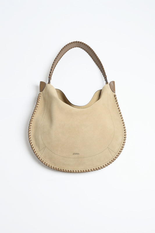 Tasche Oskan Hobo Soft Suede in Sand