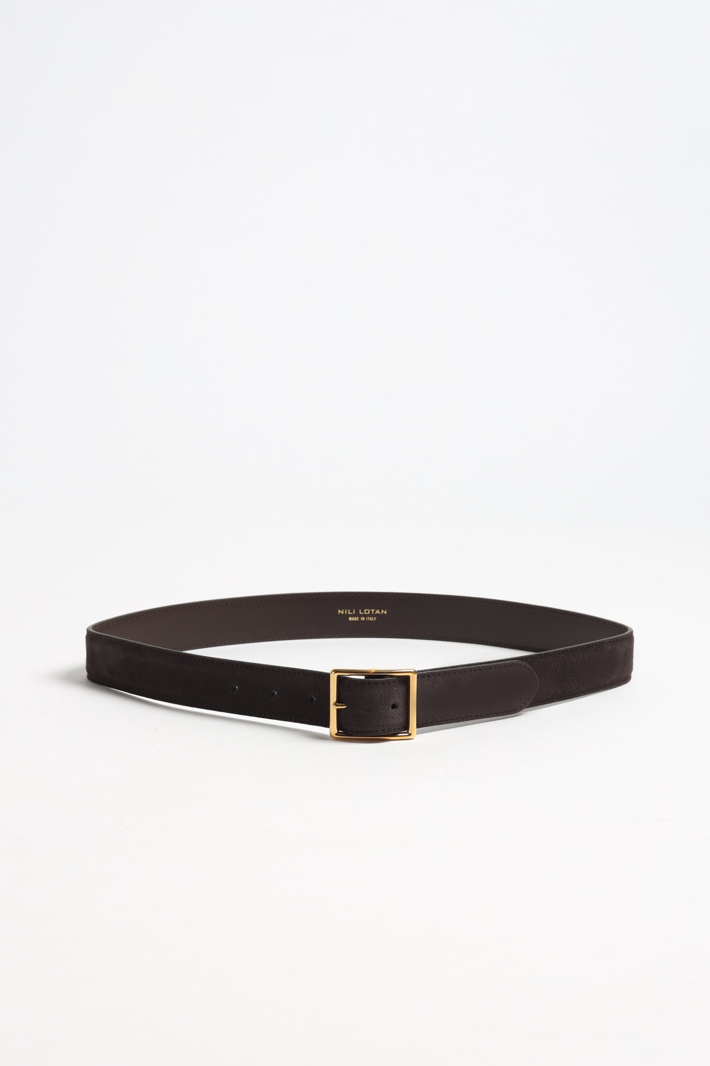 Gabriele belt in espresso suede