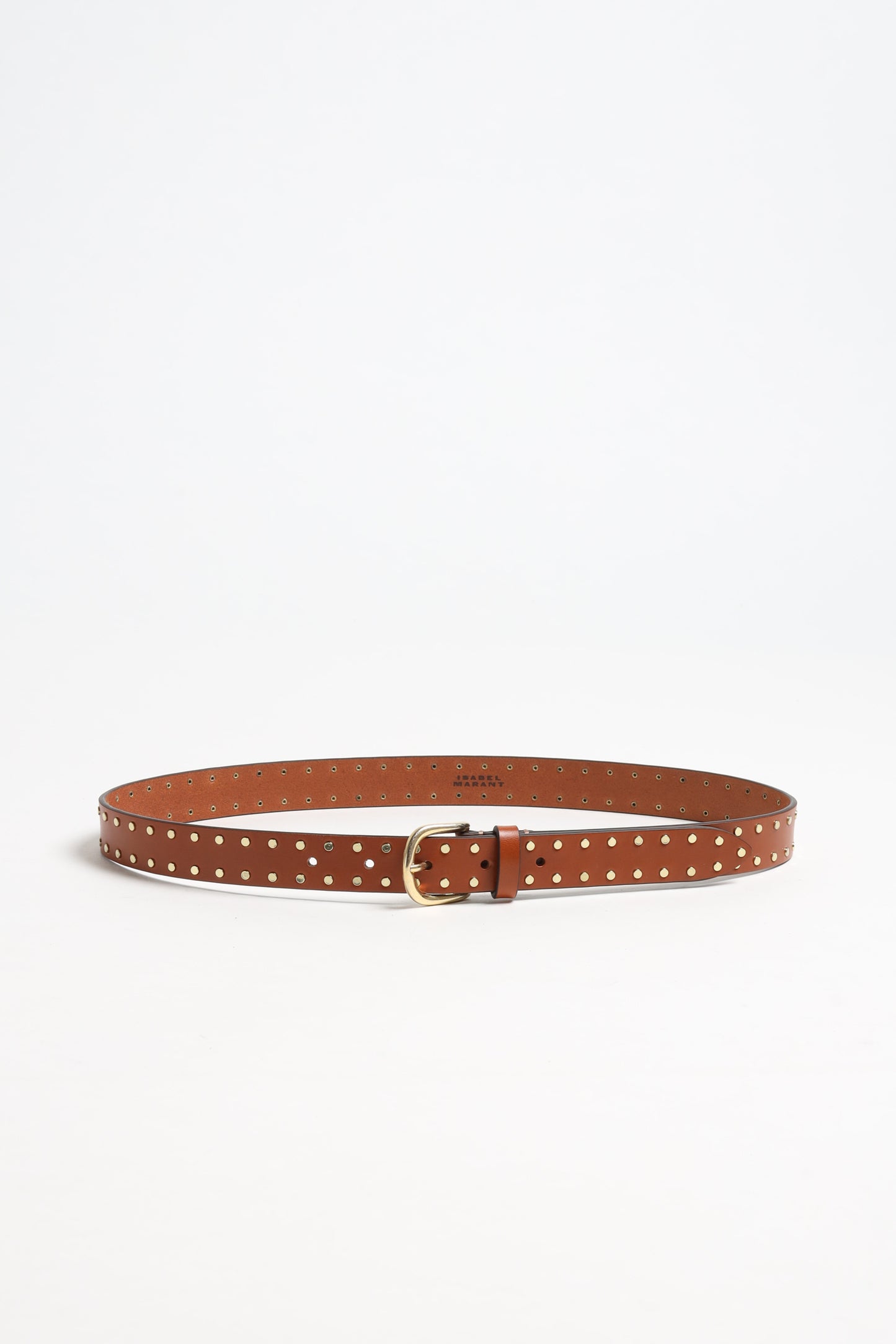 Zap belt in natural/gold
